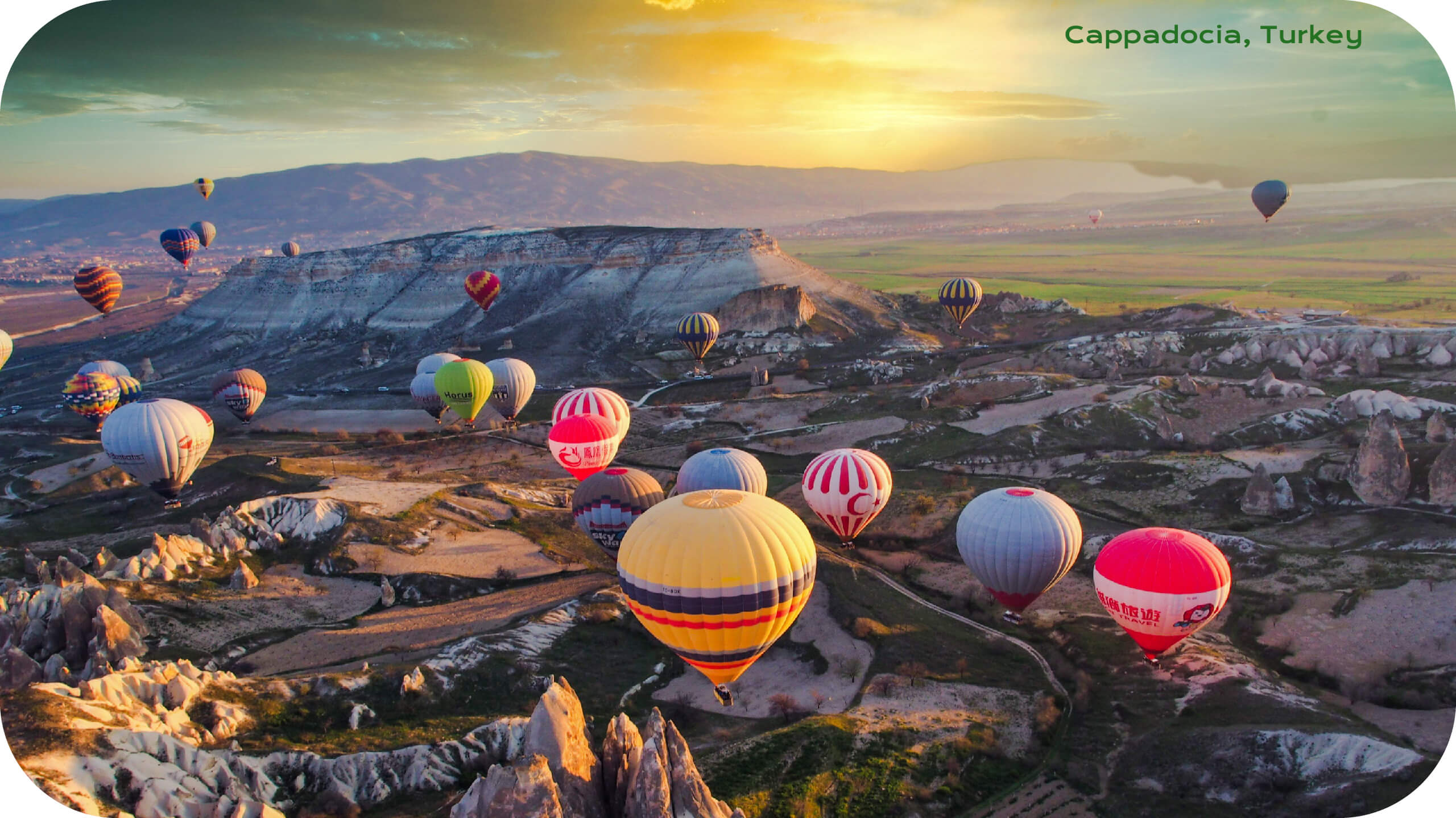 Hot air balloons Cappadocia, Turkey